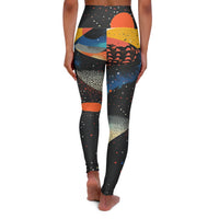 High Waist Yoga - Galaxy Groove