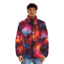 Unisex Puffer Jacket - Neon Glow