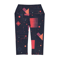 Pantalones capri de yoga - Geo Pop