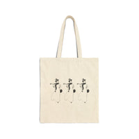 Cotton Canvas Tote Bag- Graceful Movement