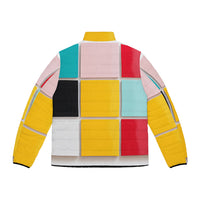 Unisex Puffer Jacket - Mondrian Dream