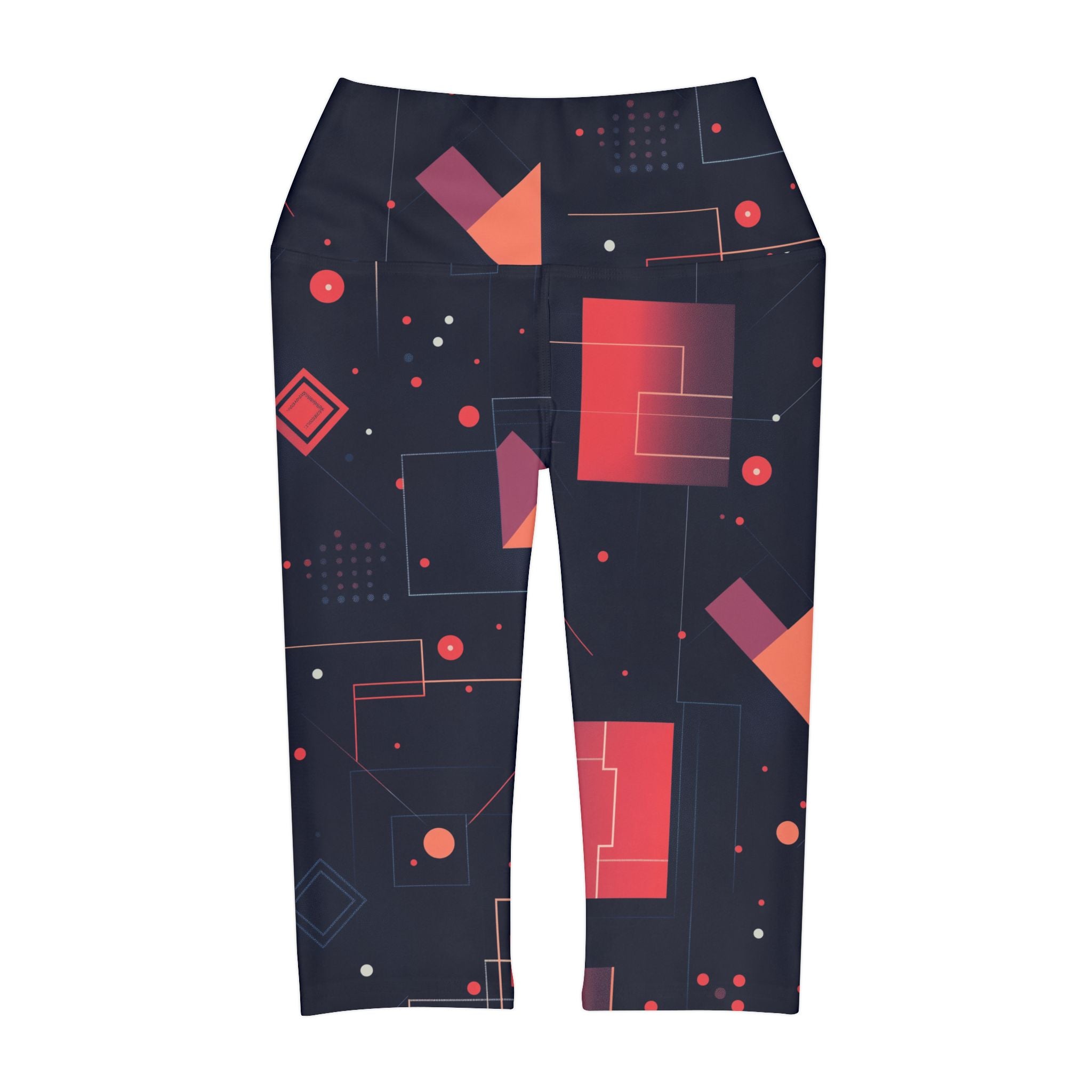 Pantalones capri de yoga - Geo Pop