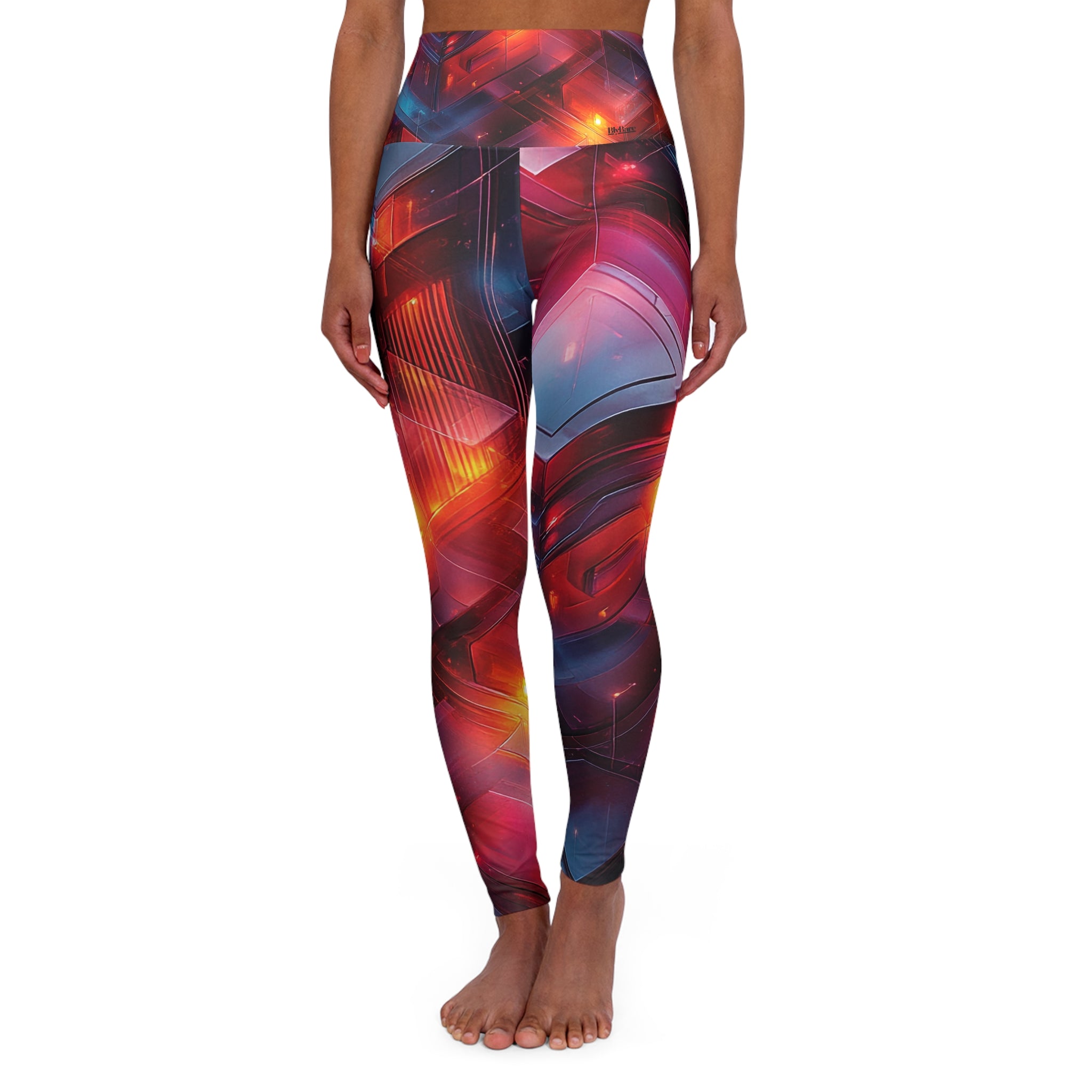 High Waisted Yoga - Nebula