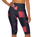 Pantalones capri de yoga - Geo Pop