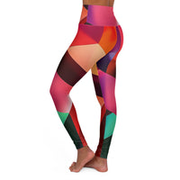 High Waist Yoga - Happy Hues