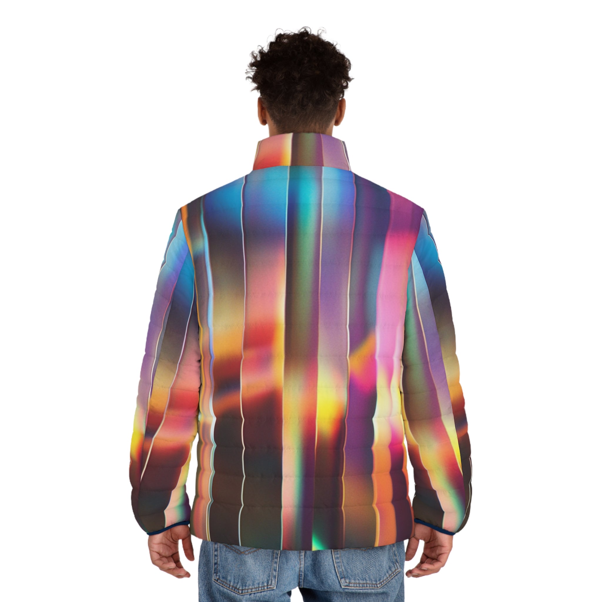 Unisex Puffer Jacket - Prism Flow