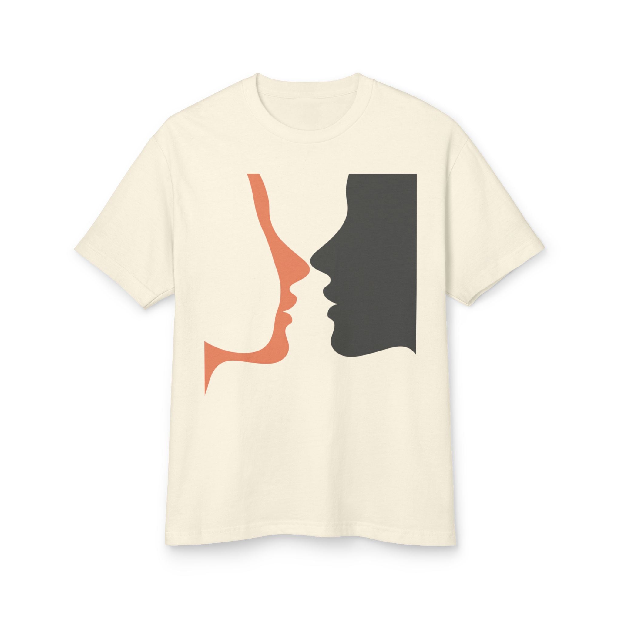 Camiseta unisex de algodón grueso - Face to Face