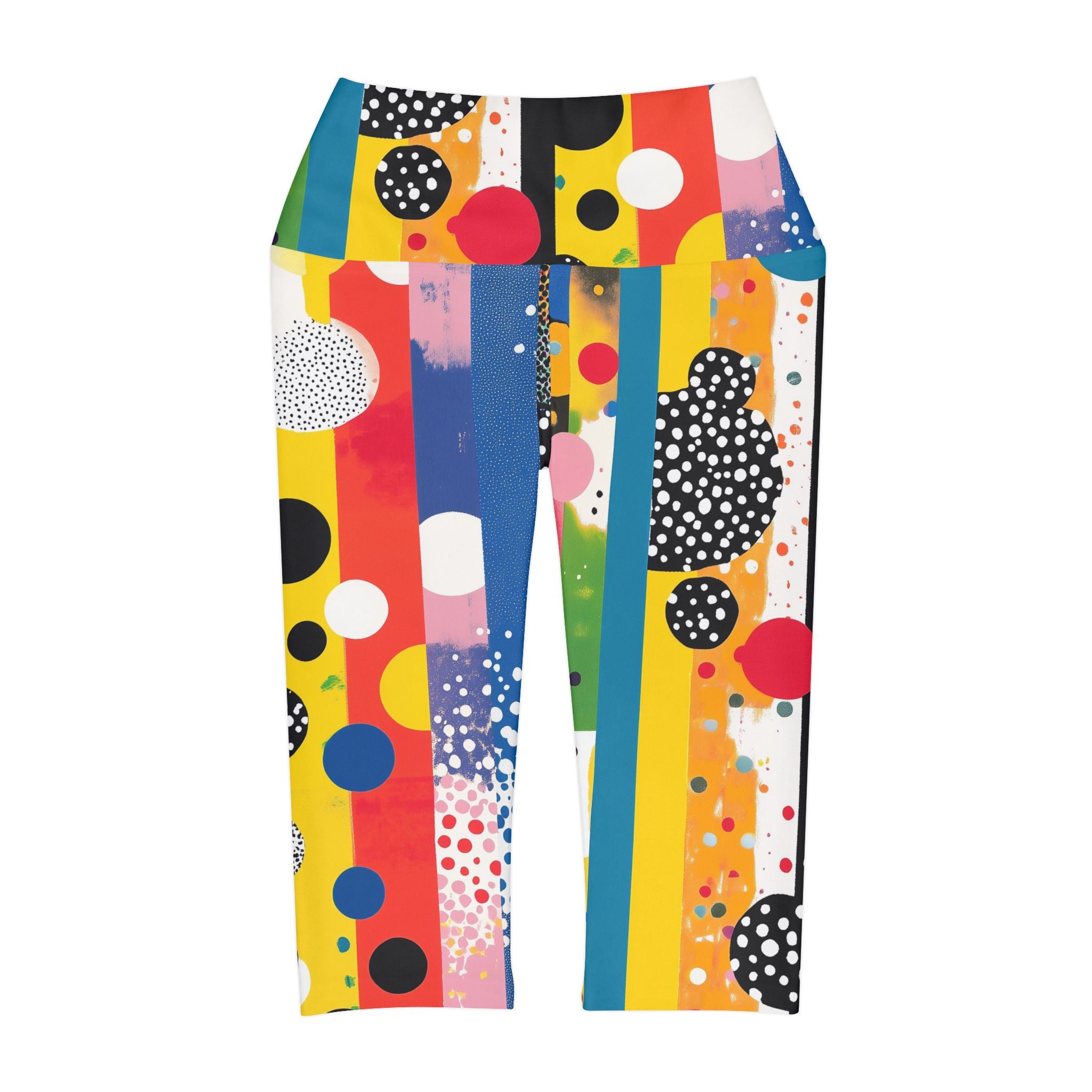 Pantalones capri de yoga - Dotty Delight