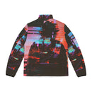 Unisex Puffer Jacket - Glitch Art