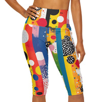 Pantalones capri de yoga - Dotty Delight