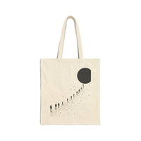 Cotton Canvas Tote Bag - Moon Walker