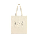 Cotton Canvas Tote Bag- Graceful Movement