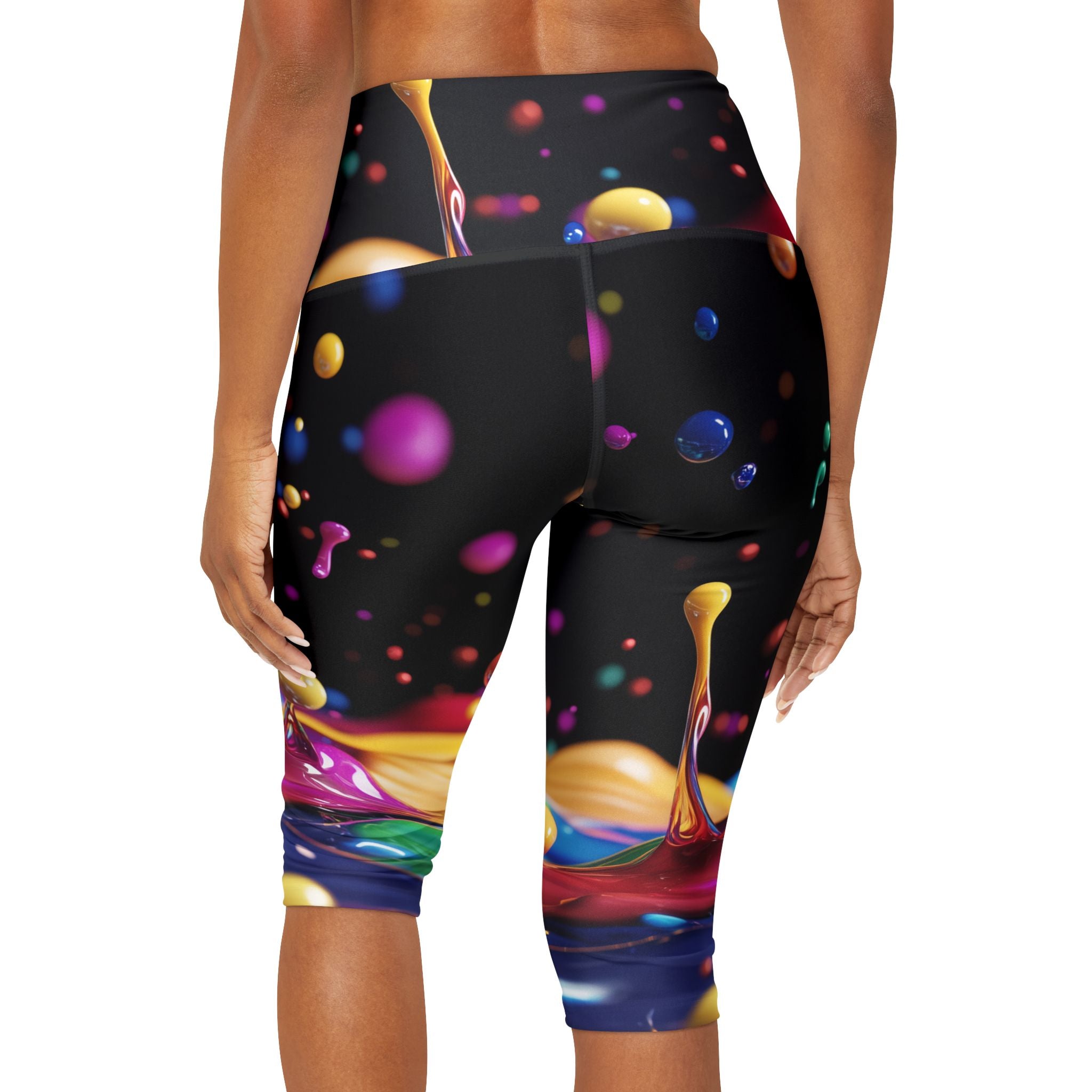 Yoga Capris - Color Splash