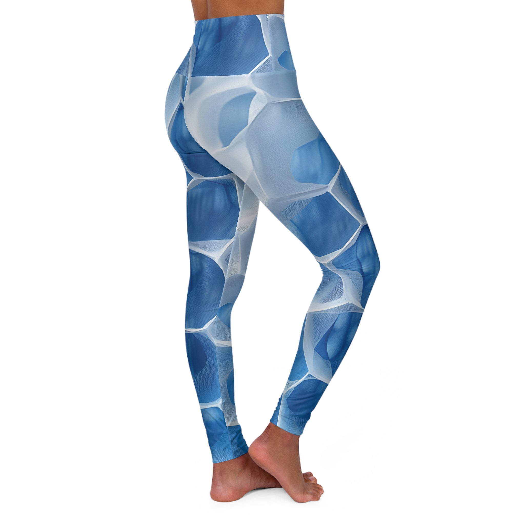 High Waist Yoga - Oceanic Ombre