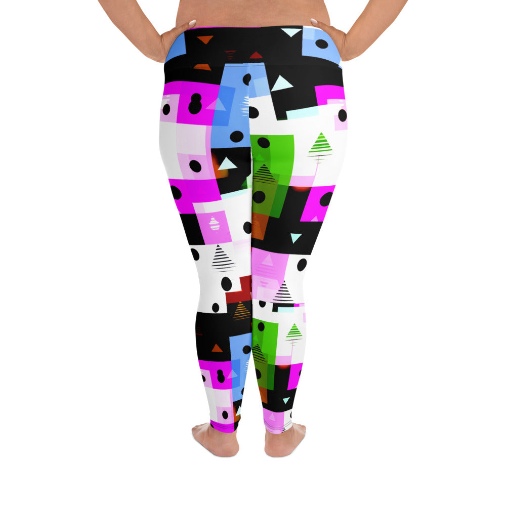 All-Over Print Plus Size Leggings