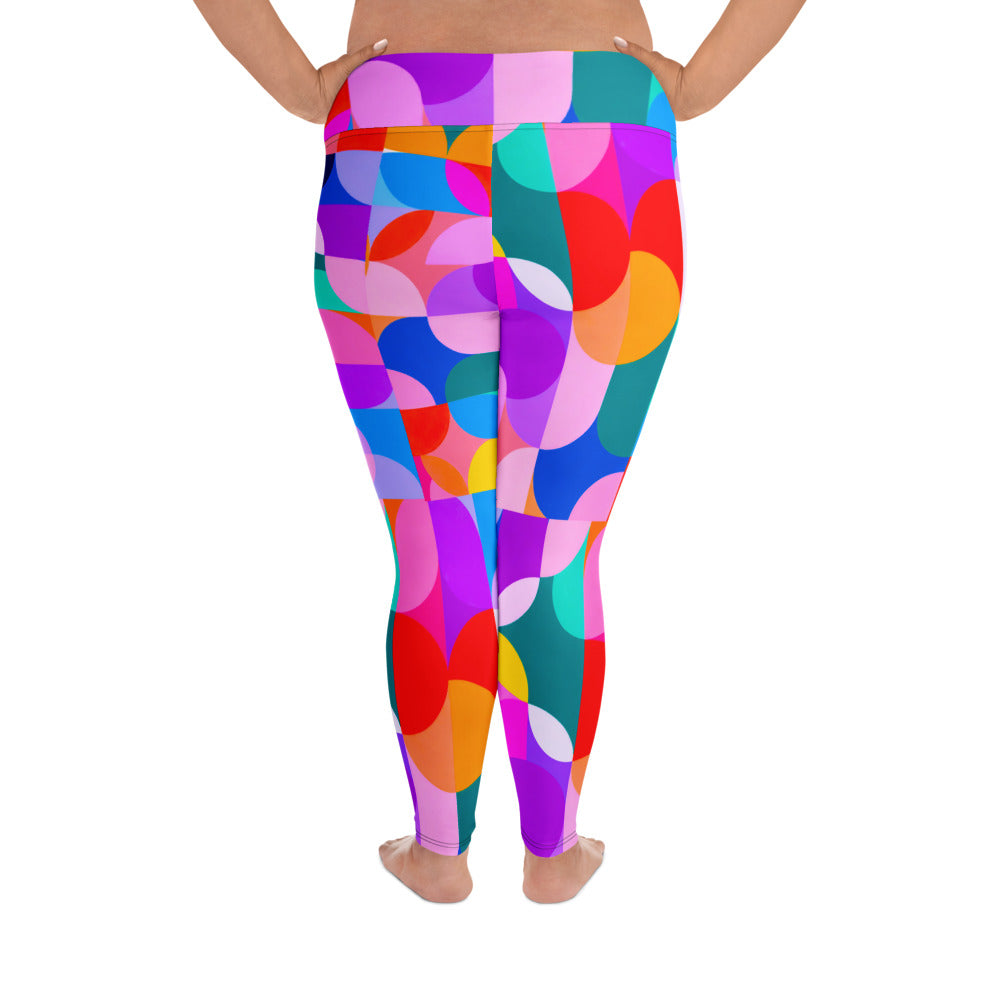 All-Over Print Plus Size Leggings