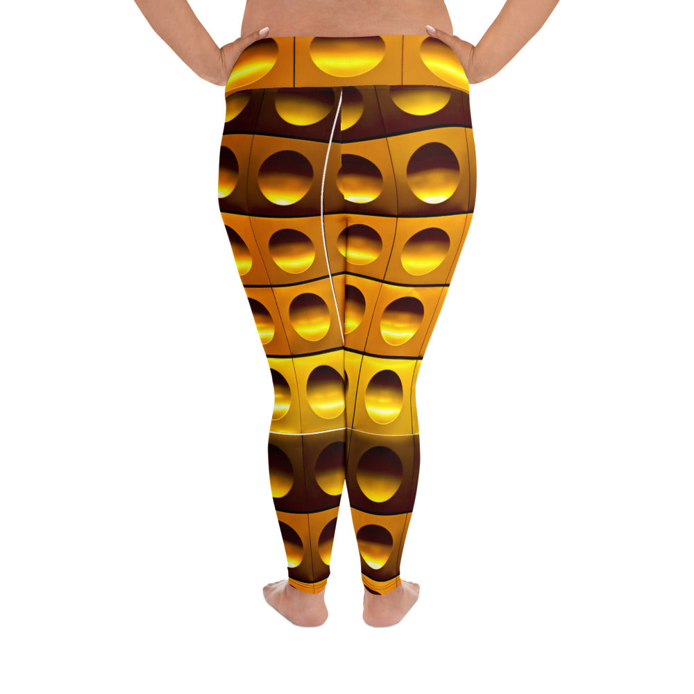 All-Over Print Plus Size Leggings
