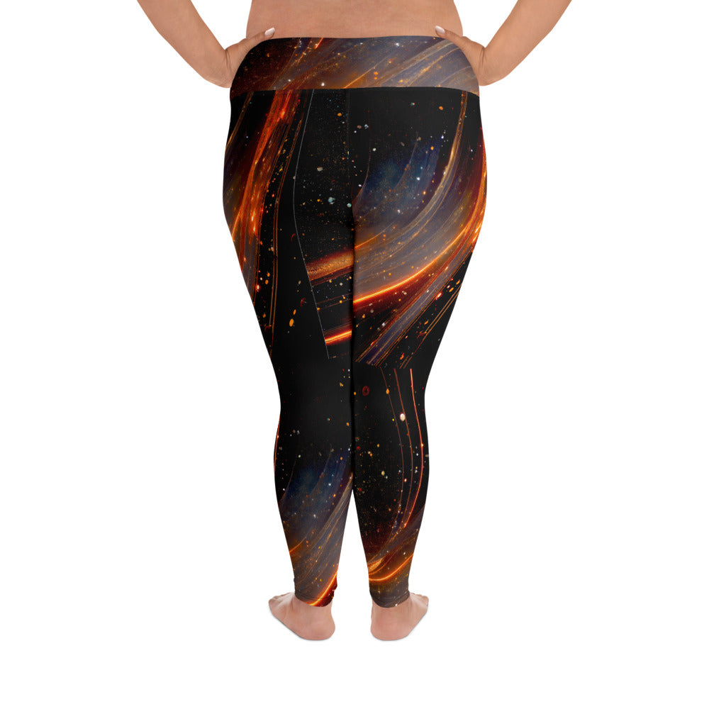 All-Over Print Plus Size Leggings
