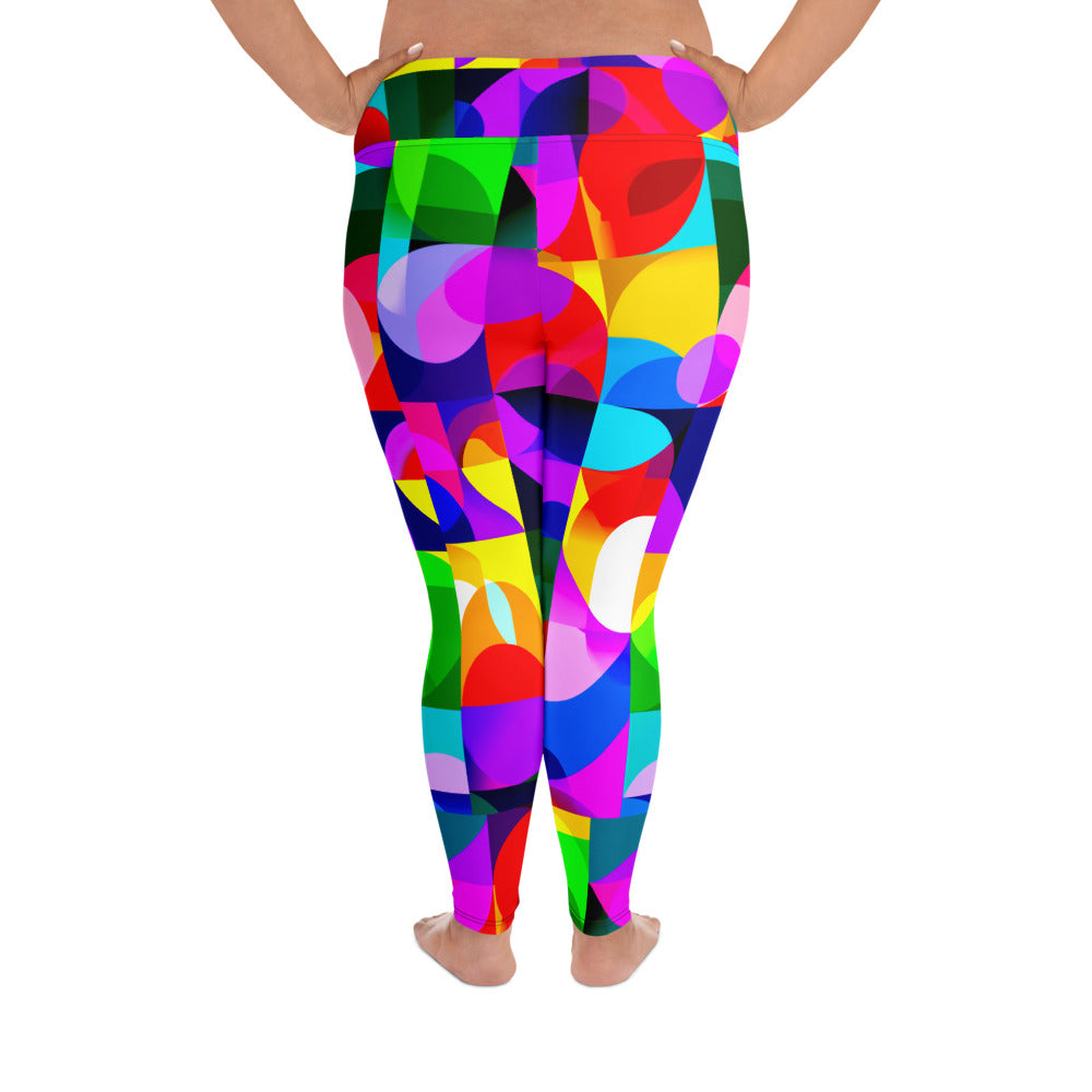 All-Over Print Plus Size Leggings