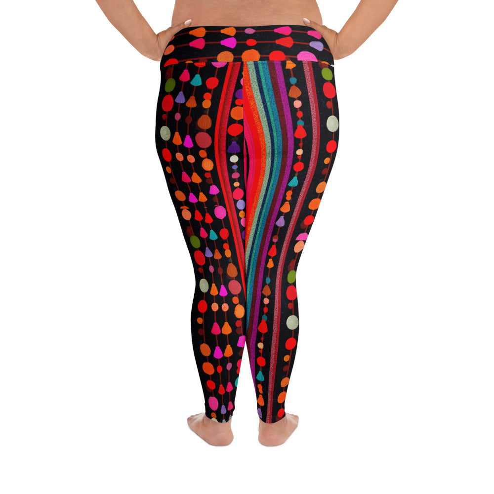 All-Over Print Plus Size Leggings