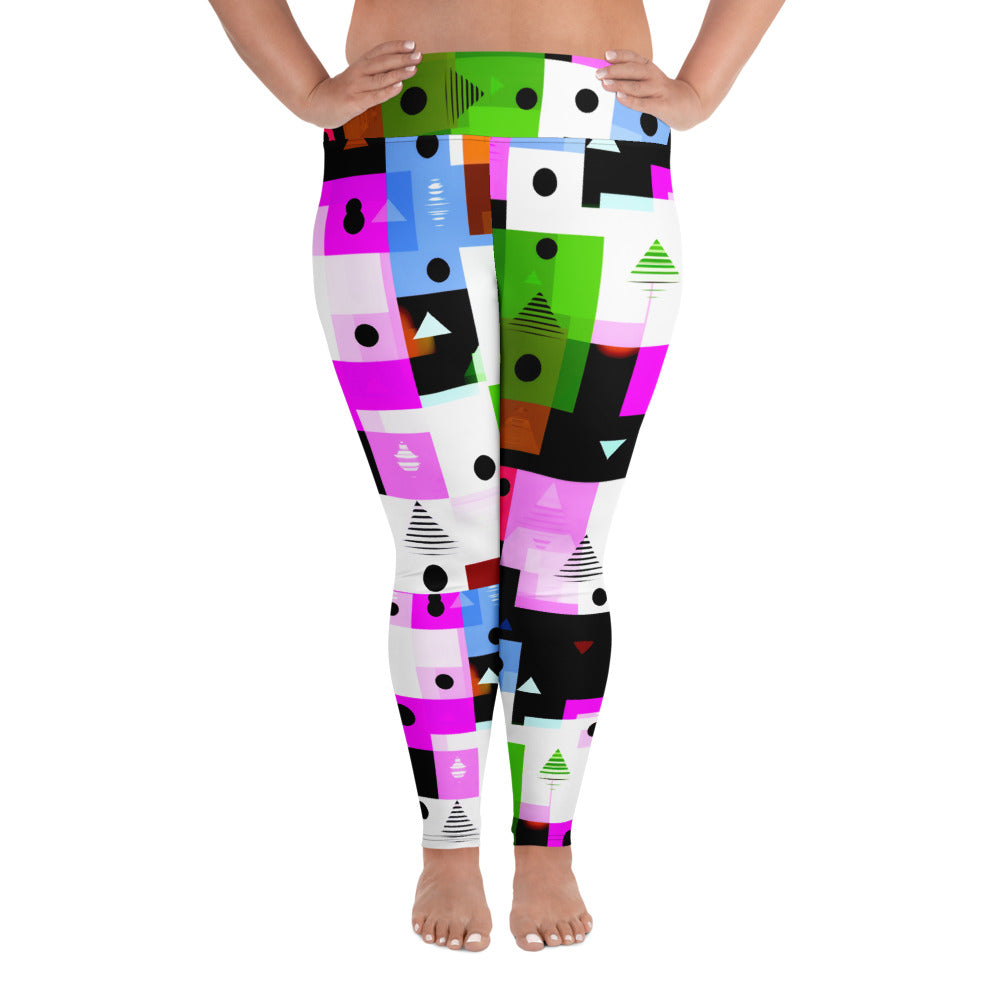 All-Over Print Plus Size Leggings
