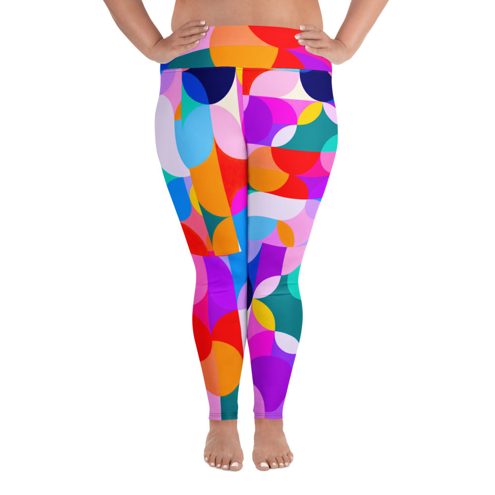 All-Over Print Plus Size Leggings