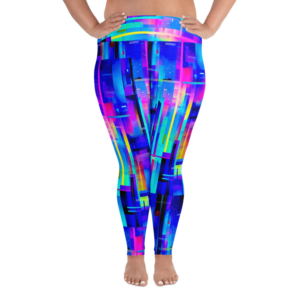 All-Over Print Plus Size Leggings