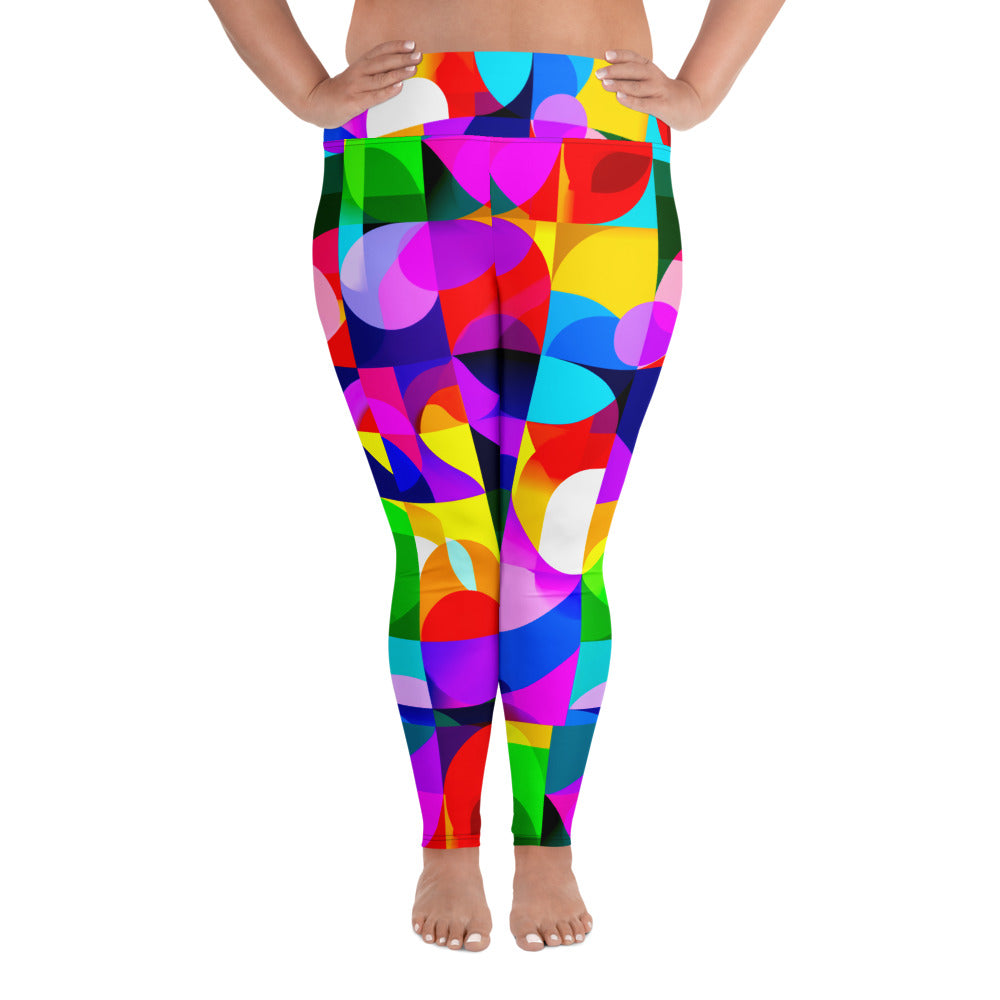 All-Over Print Plus Size Leggings