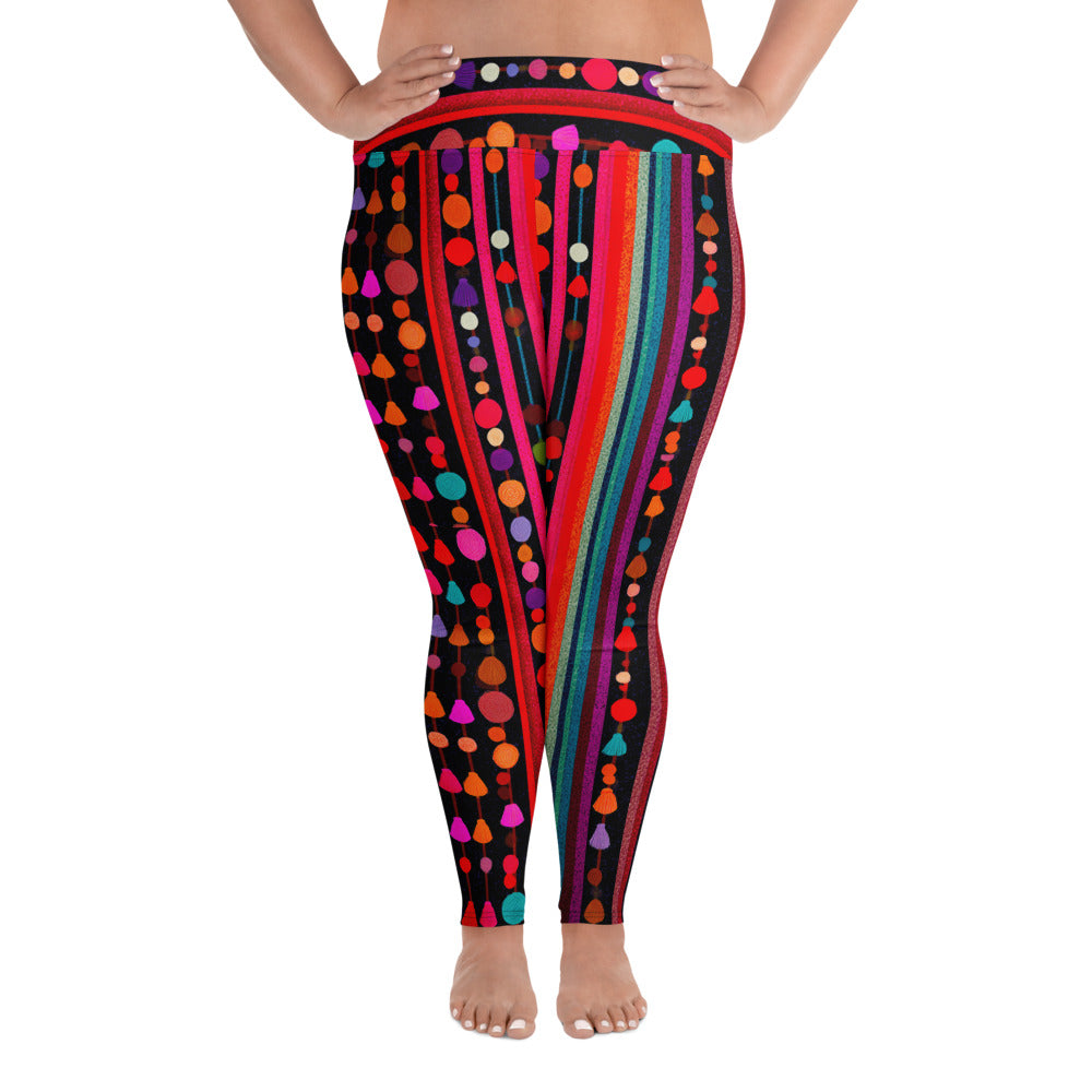 All-Over Print Plus Size Leggings