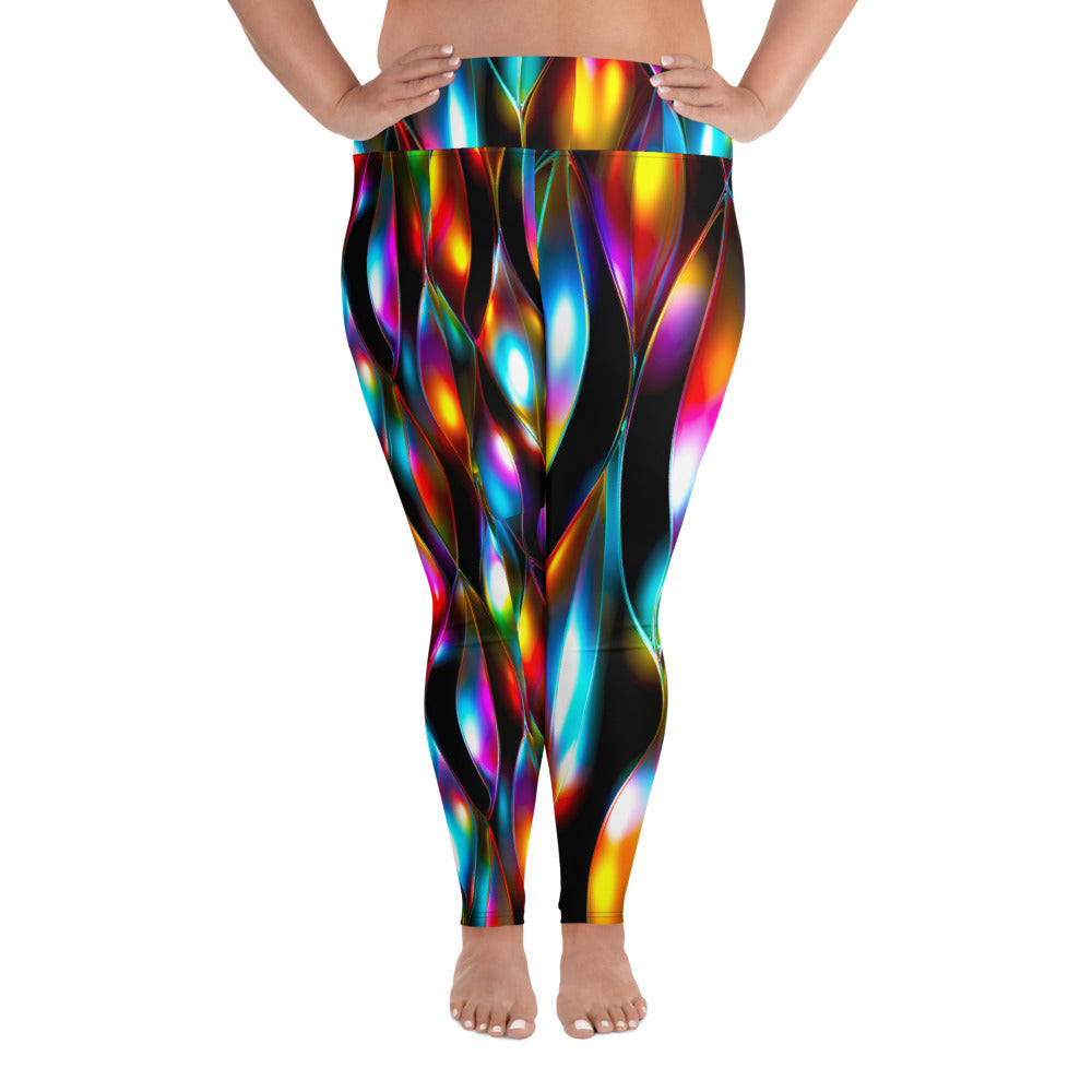 All-Over Print Plus Size Leggings