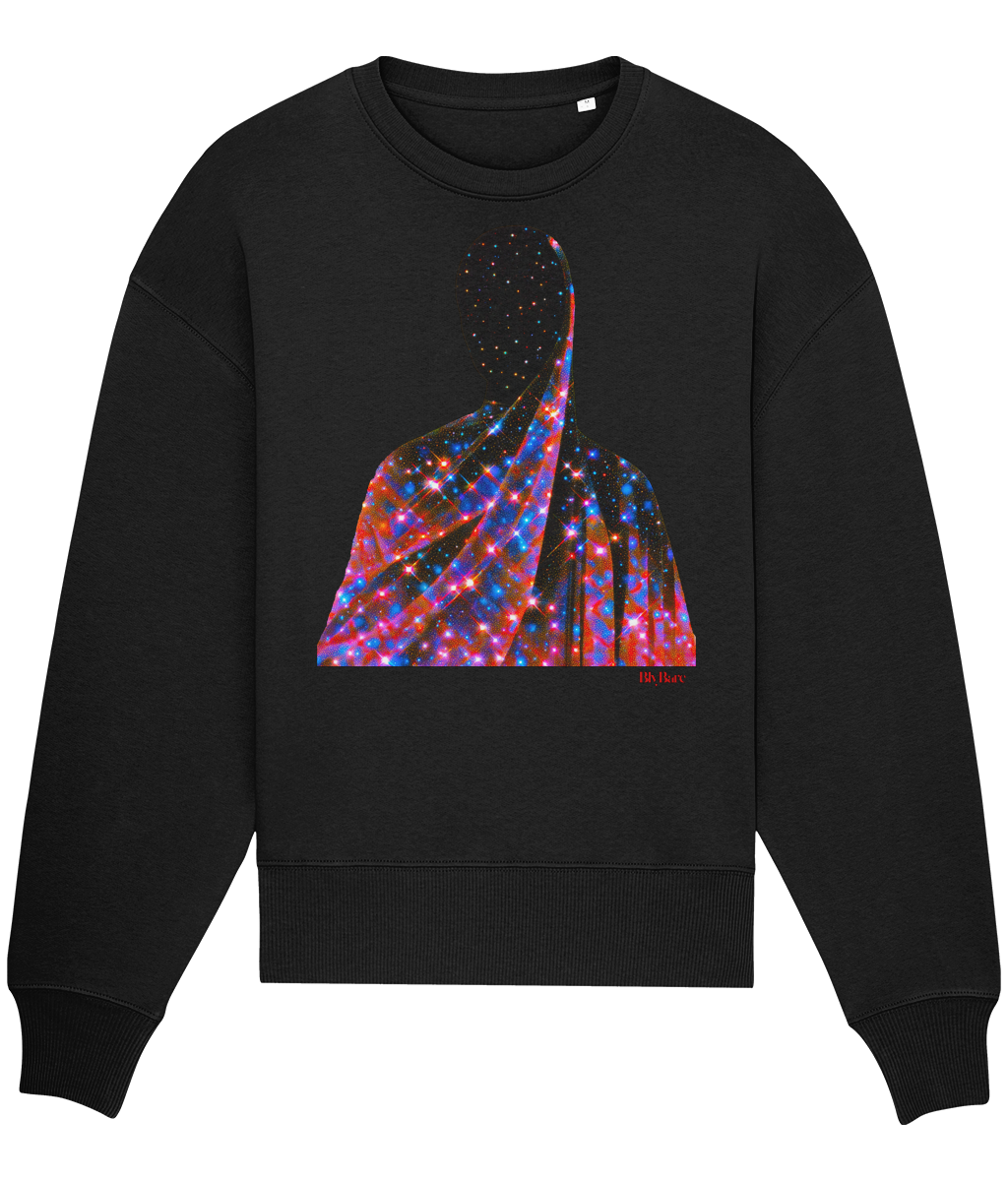 Stanley/Stella Radder 2.0 Oversized Heavyweight Sweatshirt | Inkthreadable lixianghaha A mysterious figure stands still her silhouette cle c4f3f98d-e574-407e-9c0b-fa6f4e54f858 copy Colorful Minimalist Logo