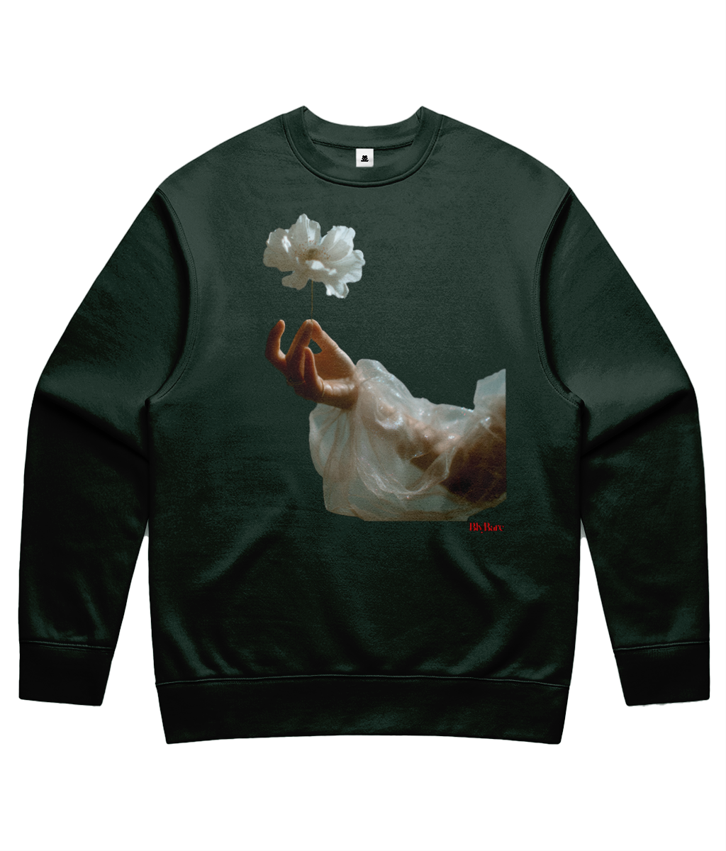 AS Colour Relax Crew 5160 karankaboom Hand holding a white flower floating in the air w b9f46830-a084-40de-9223-aff32e1ba99a 2 copy Colorful Minimalist Logo