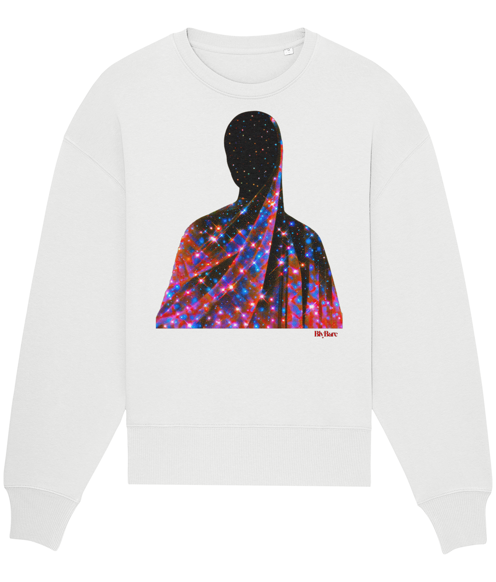 Stanley/Stella Radder 2.0 Oversized Heavyweight Sweatshirt | Inkthreadable lixianghaha A mysterious figure stands still her silhouette cle c4f3f98d-e574-407e-9c0b-fa6f4e54f858 copy Colorful Minimalist Logo