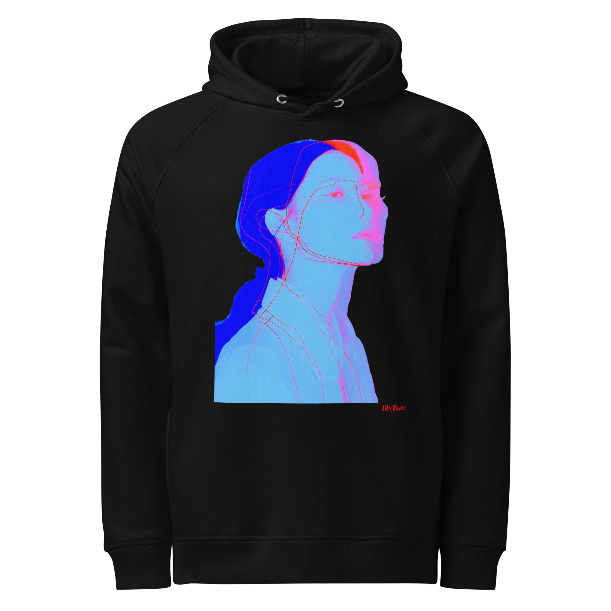 Unisex organic side pocket hoodie